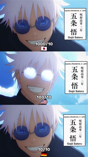 „Are You Crying“ in 3 different Languages #4k #anime #crunchyroll #jujutsukaisen #Gojo