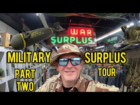 Behind The Scenes! Military Surplus Store Tour!