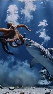 Shark vs Octopus #shorts #ai #aibangla