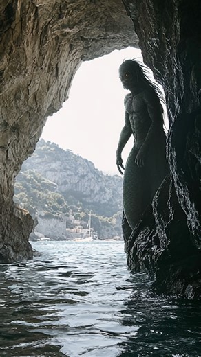 42K views · 658 reactions | Finally a sea siren caught on camera!  Terrifying Sea Siren Filmed Hiding in Sea Caves Off the Amalfi Coast #siren #amalficoast #mystery #seacreature | Most Amazing Top 10 | Facebook