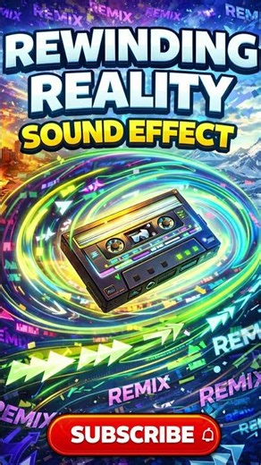 Rewinding Reality Sound Effect ⏪ | Cinematic Reverse SFX