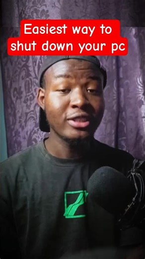 Easiest way to shut down your computer. #pctips