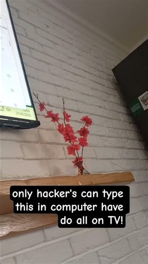computer have do all hackers can type this on TV!