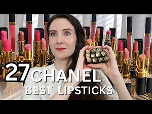 THE BEST CHANEL LIPSTICKS swatched I tried them all & these are worth the splurge