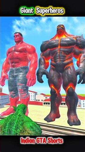 🔥 Kid Lava Titan ➡️ GIANT LAVA TITAN! Abomination KO DHAYYA! | Indian Theft Auto 😱💥 | #shorts #gta