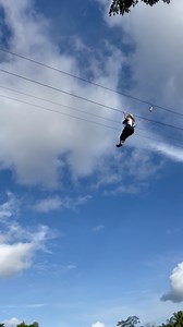 18K views · 121 reactions | It’s a bird, it’s a plane oh no it’s a human! 列Spread your wings and soar on the zipline ✨ | Harry's Water Park | Facebook