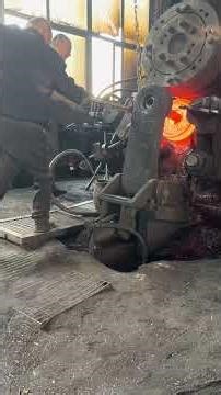 Inside the forging factory Bearing Ring Forging With Ring Rolling #forge #forging #blacksmith