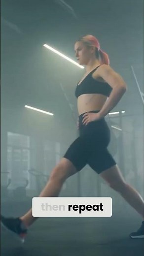 Lunges: Master Proper Form for Powerful Legs in Minutes! #shorts