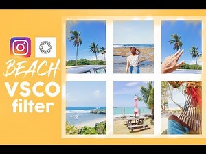 How I edit BEACH FILTER using VSCO