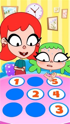 Lily and Mom train their memory 🧠 Fun numbers challenge 🔢 Interactive play #forkids