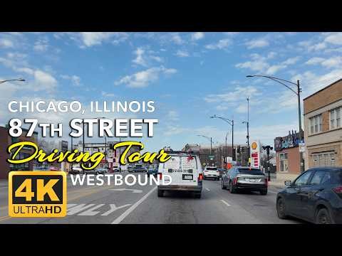 Driving Through 87th St., Chicago, IL | A Corridor of Transit, Strip Malls, and Working-Class Flow