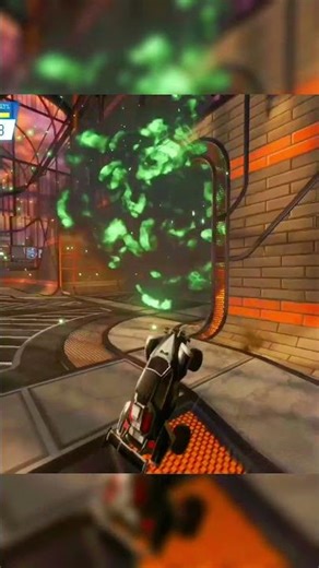 Scoring the CLEANEST ceiling shot in Training #rocketleague #shorts #goals #viral #gaming #rlclips
