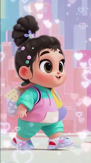 Walking Baby Doll in Rainbow Dress! 🌈✨ Cute Toy Review & Playtime #baby #cute #doll #fashoingirl