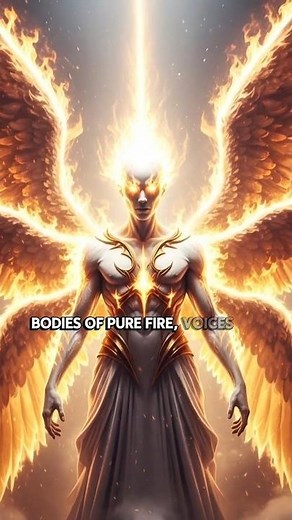 "The Most TERRIFYING Angel in the Bible: Seraphim Explained #viralshort #viral #scary