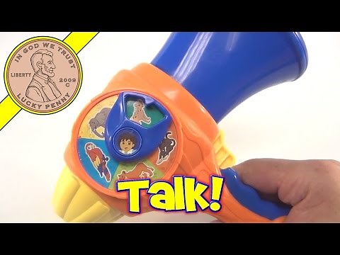 Fisher-Price Go Diego Go Animal Caller Voice Activated Megaphone, 2006 Mattel Toys