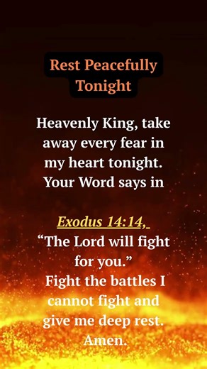 This prayer will help you sleep tonight # prayer