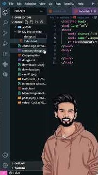 How to Create HTML & CSS Files in VS Code Step by Step for Beginners by CodeX