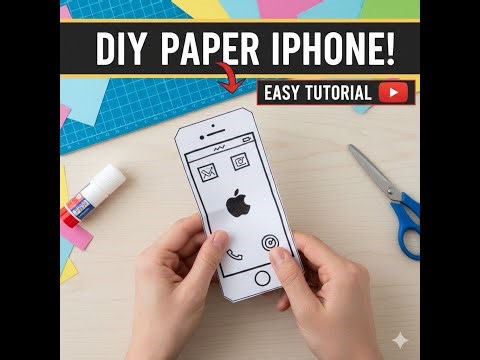 How to make a paper iphone