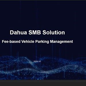 [Hot Item] Dahua SMB Solution Fee-Based Vehicle Parking Management Anpr Camera