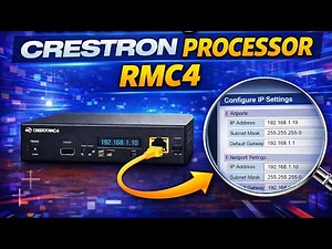 How to Configure IP in Crestron Processor : RMC4