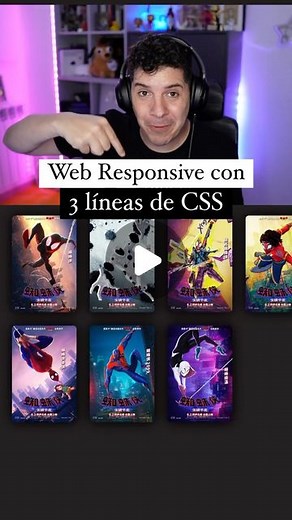 midudev • Miguel Ángel Durán on Instagram: "¡Aprende a crear un diseño responsive con CSS y sin usar Media Queries! Y todo gracias a la potencia de CSS Grid. La clave está en la propiedad `grid-template-columns`, que se utiliza para especificar las columnas dentro de la cuadrícula. Luego con la función `repeat()`, le indicamos cómo se van a repetir las columnas. El primer argumento es el número de veces que se debe repetir el patrón. Con `auto-fit` le decimos que se deben ajustar automáticamente