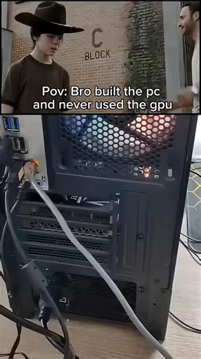 😂 When You Buy a GPU but Use Motherboard HDMI Bro built a full gaming PC… Installed a powerful graphics card… And still plugged the HDMI into the motherboard 💀😂 Years of gaming on integrated graphics without even knowing it. Tech pain is real 😭🔥 Tag that one friend who definitely did this 👇😆 #PCGaming #PCBuild #GamerProblems #TechFail #PCMasterRace #GamingMemes #FunnyTech #GPU #IntegratedGraphics #PCLife #fblifestyle #ViralGaming #Relatable | Game Master