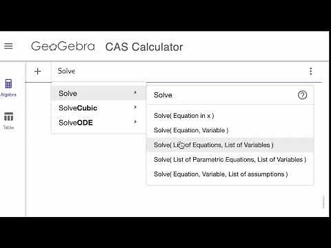 GeoGebra CAS tutorial : Learn 3 cool tricks of using GeoGebra CAS in classroom .