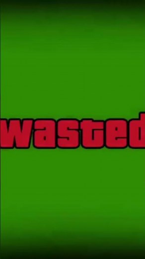 GTA 5 wasted green screen #gta5 #green #pc #edit