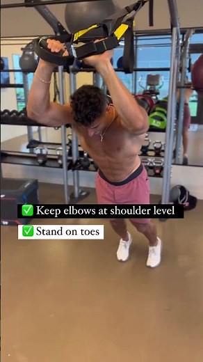 How To Properly Perform The TRX Overhead Tricep Extension With Good Form (Exercise Demonstration)