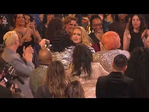 ADELE Reacts To Winning Best Pop Solo Performance | Audience Cam | 2023 GRAMMYs