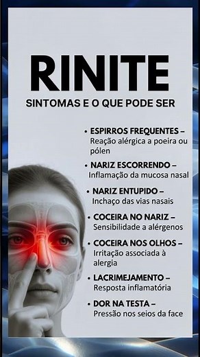 Rinite: sinais que o seu corpo está reagindo