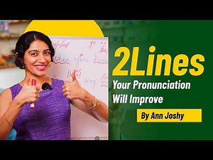 Just 2 Lines to Improve Your English Pronunciation | Speak Natural English