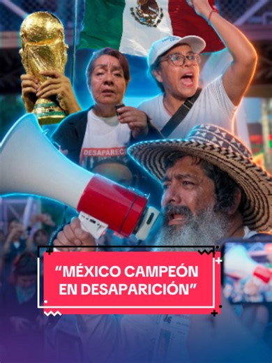 Familiares de desaparecidos en México protestan a las puertas del Estadio Azteca la víspera del Mundial: “Lo único que queremos es que nuestros tesoros regresen a nuestros hogares”. #mundial #futbol # desaparecidos #buscadoras
