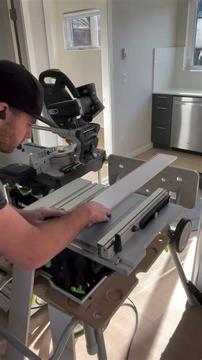 First day using the new Festool SYS50 cordless tablesaw