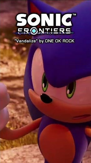 NEW SONIC FRONTIERS THEME SONG - VANDALIZE by ONE OK ROCK #SonicFrontiers #Shorts