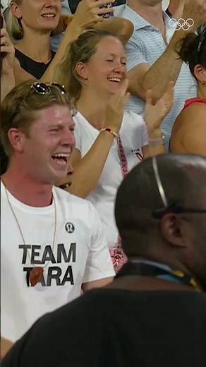 POV: When we watched Tara Davis-Woodhall jump her way to her first Olympic gold at #Paris2024!🥇