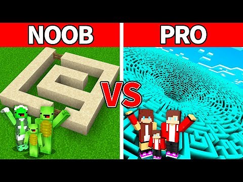 JJ And Mikey BUILT THE BIGGEST MAZE in Minecraft Maizen Challenge