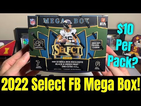 Are These Select Football Mega Boxes Worth $10 PER PACK?! Let's Find Out! $60 Mega Box From Target!