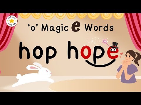 Magic 'e' Words | o-e Words | Long Vowel Sound | Phonics Reading