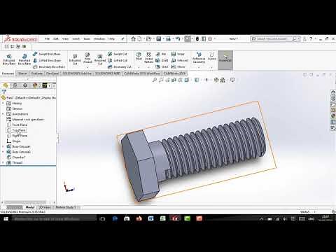 solidworks tutorial exercise 4 thread M12
