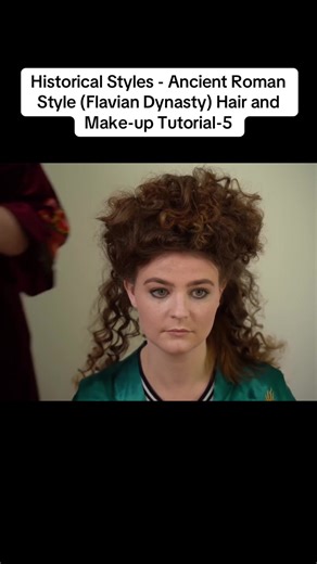 Ancient Roman Hair and Make-Up Tutorial: Flavian Dynasty