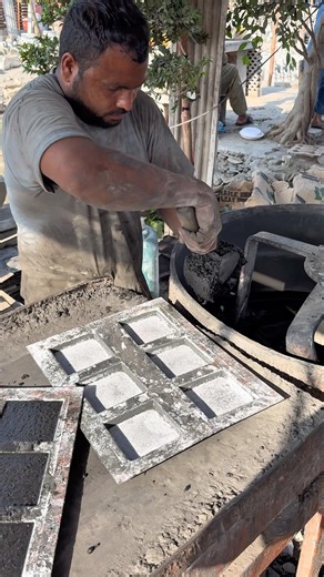 Inside the Factory: Black Square Tuff Tiles Making Process