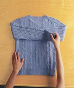 How to Fold a Sweater