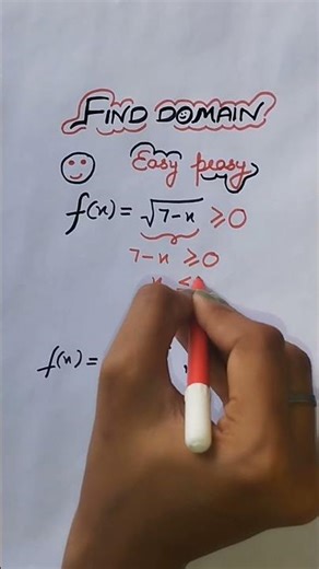 Domain of function#mathstricks #mathshorts #mathstrick #tgtmathsshorttricks #pgtmaths