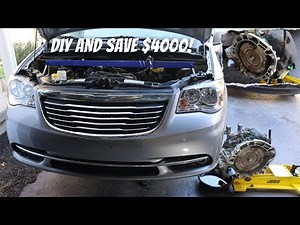 How to Remove Chrysler Town & Country 62TE Transmission Dodge Caravan (Every Step in Description!)