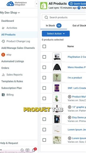 Sync Inventory between Etsy and Shopify Automatically