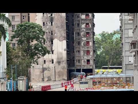 宏福苑居民回家 ·第4日 LIVE 2 of 2 | 宏昌/宏仁閣首日上樓 宏昌閣損毀嚴重 每日開放約5個樓層供居民回家（2026.4.23）| 大埔宏福苑 | SAMi LIVE HK