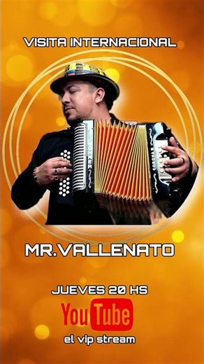Hoy Visita internacional Mr.Vallenato, musico invitado Huguito Gomez y El Bicho Dj con su set