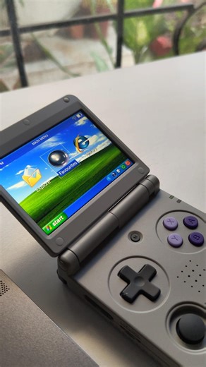 RG34XXSP Anbernic | MuOS with Windows XP theme #retrogaming @ANBERNIC