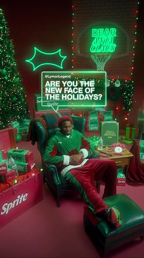 34K views | Anta Claus is back and Sprite Winter Spiced Cranberry is too. | Sprite | Facebook